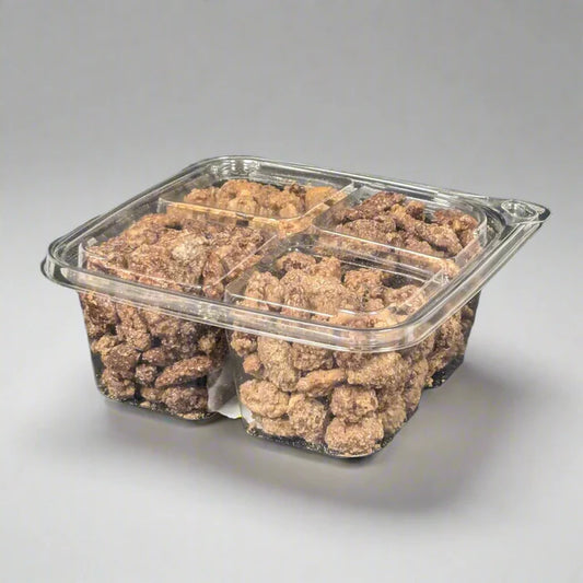 Buc-ee's Fresh Candied Four Nut Assortment - Pecans, Walnuts, Almonds, Cashews